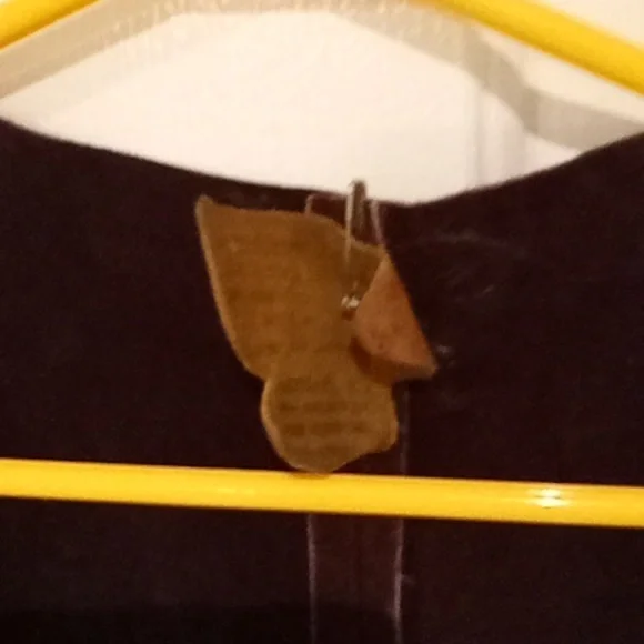 Vintage Brown Leather Hyde Fringe Vest - Picture 5 of 5